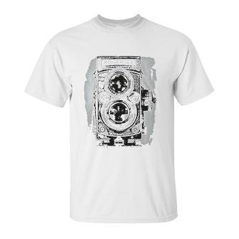 Vintage Camera Photography Mechanical Film Darkroom Unisex T-Shirt | Favorety CA