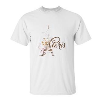 Vintage Paris I Love Travel Wanderlust Eiffel Tower Unisex T-Shirt | Favorety DE