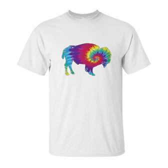 Vintage Tie Dye Bison American Buffalo Unisex T-Shirt | Favorety CA