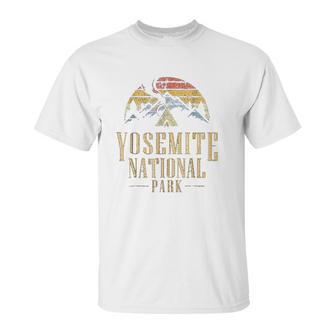 Vintage Yosemite National Park Campfire Unisex T-Shirt | Favorety UK