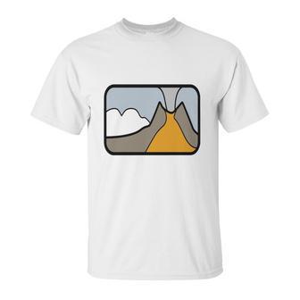 Volcano Scene Unisex T-Shirt | Favorety DE