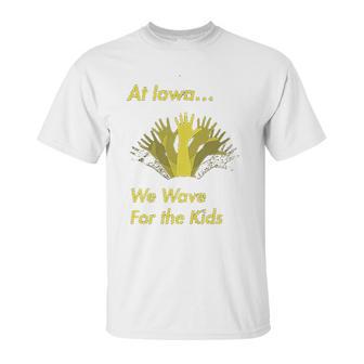 Wave Hawkeyes Waving Iowans Kids Childrens Hospital Unisex T-Shirt | Favorety UK