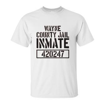 Wayne County Jail Inmate Prison Halloween Costume Unisex T-Shirt | Favorety