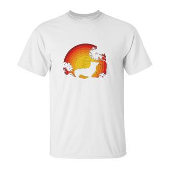 Welsh Corgi Vintage Sunset Unisex T-Shirt | Favorety CA