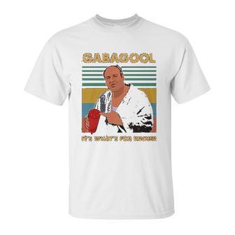 I Will Have The Gabagool For Dinner Retro Unisex T-Shirt | Favorety CA