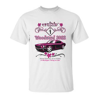 Woodward Avenue Cruise 2022 M1 Pink Style Unisex T-Shirt | Favorety AU