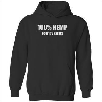 100 Hemp Tegridy Farms Funny Hoodie | Favorety