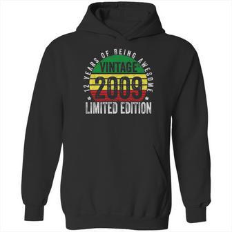 12 Years Old Legendary Retro Vintage Awesome Birthday 2009 Ver2 Hoodie | Favorety UK