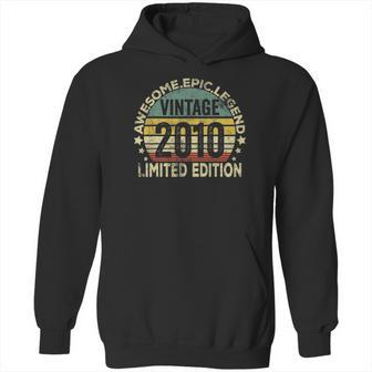 12 Years Old Legendary Retro Vintage Awesome Birthday 2010 Ver2 Hoodie | Favorety