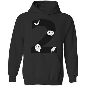 2 Name Charater Dracula Pumpkin Ghost Boo Raven Hoodie | Favorety UK