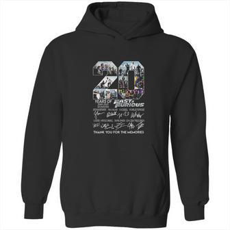 20 Years Of 2001 2021 Fast And Furious Thank You Hoodie | Favorety