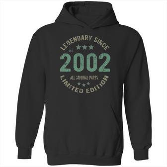 20 Years Old Bday Legendary Since 2002 - Vintage 20Th Birthday Hoodie | Favorety DE