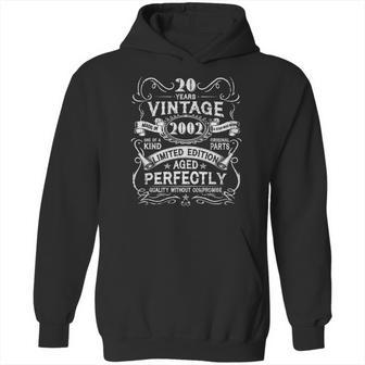 20 Years Old Vintage Made In 2002 20Th Birthday Gifts Hoodie | Favorety AU