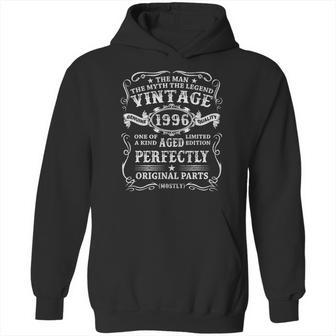 25 Years Old Gift Vintage 1996 Man Myth Legend 25Th Birthday Hoodie | Favorety