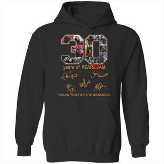 30 Anniversary Years Of Pearl Jam Rock Band Hoodie | Favorety AU