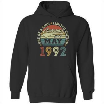 30 Years Old Birthday Awesome Since May 1992 30Th Birthday Hoodie | Favorety