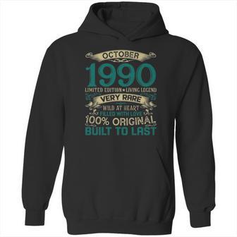 31St Birthday October 1990 Limited Edition Gift 31 Years Old Hoodie | Favorety AU