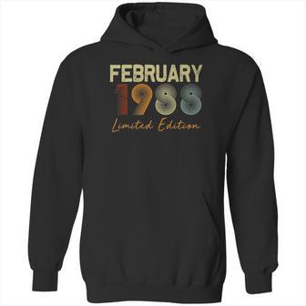 33 Years Old Birthday Gift February 1988 Limited Edition Hoodie | Favorety DE