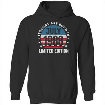 33 Years Old Legends Are Born In July 1988 Vintage July 1988 Ver2 Hoodie | Favorety CA