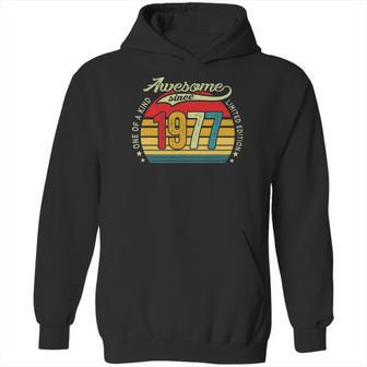 44 Years Old Gifts 44Th Birthday Men Awesome Since 1977 Ver2 Hoodie | Favorety DE