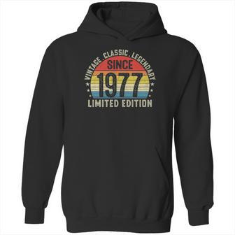 44Th Birthday 44 Years Old Bday Retro Vintage Since 1977 Ver2 Hoodie | Favorety CA