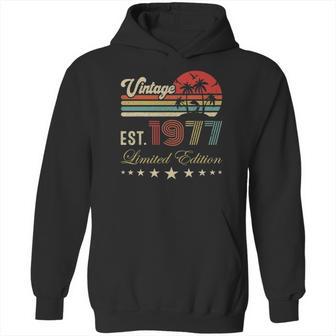 45Th Birthday Born 1977 Vintage Limited Edition 45 Birthday Hoodie | Favorety CA