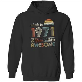 51St Birthday Vintage 1971 Hoodie | Favorety CA