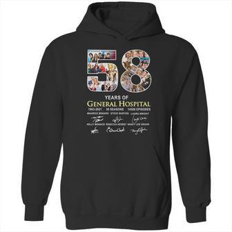 58 Years Of General Hospital 1963 2021 58 Seasons 14588 Episodes Signatures Hoodie | Favorety CA