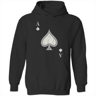 Ace Of Spades Blackjack Cards Poker Hoodie | Favorety AU