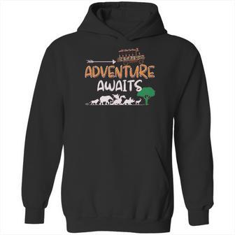 Adventure Awaits Travel Into The Wild Animal Kingdom Safari Hoodie | Favorety UK