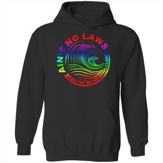 Aint No Laws When Your Drinking Claws Hoodie | Favorety