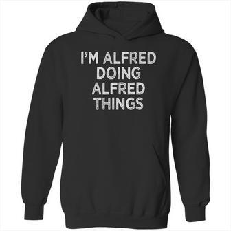 Alfred Graphic Design Printed Casual Daily Basic Hoodie | Favorety AU