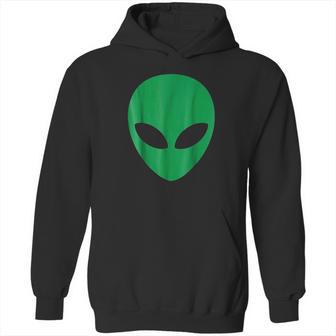 Alien Head Green Alien Grey Hoodie | Favorety CA