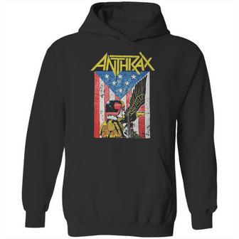 Anthrax Mens Dredd Eagle Hoodie | Favorety