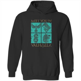 Assassins Creed Valhalla Meet You In Valhalla Box Up Hoodie | Favorety UK