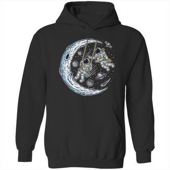 Astronauts Moon Swinging Hoodie | Favorety AU