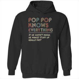 Ateesdas Pop Pop Know Everything Vintage Pop Pop Hoodie | Favorety CA