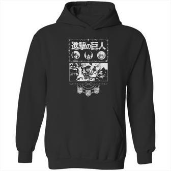 Attack On Titan Ornate Collage Hoodie | Favorety