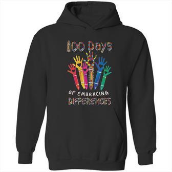 Autism Awareness Embrace Differences 100 Days Of School Iep Hoodie | Favorety AU