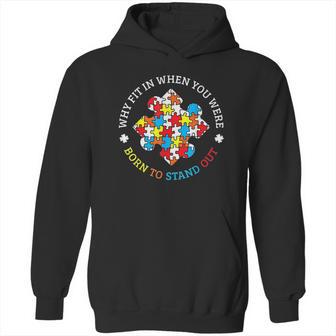 Autism Awareness Month Puzzle Aspergers Autistic Pride Gift Hoodie | Favorety