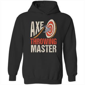 Axe Throwing Master Hatchet Thrower Target Hoodie | Favorety AU