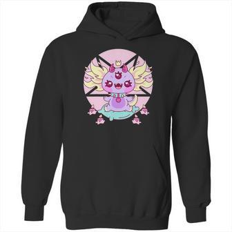 Axolotl Kawaii Pastel Goth Cute Creepy Nu Goth Aesthetic Hoodie | Favorety CA