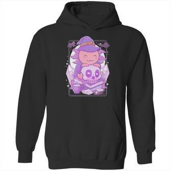 Axolotl Witch Halloween Witchcraft Cute Axolotl Pastel Goth Hoodie | Favorety DE