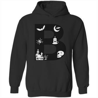 B Name Character Dracula Funny Halloween Quote Hoodie | Favorety AU