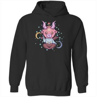 Baby Baphomet Kawaii Pastel Goth Emo Nu Goth Baphomet Hoodie | Favorety