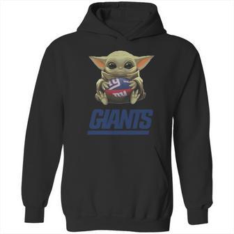 Baby Yoda Hug Giants Hoodie | Favorety AU