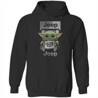 Baby Yoda Hug Jeep Hoodie | Favorety CA