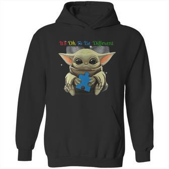 Baby Yoda It’S Ok To Be Different Hoodie | Favorety