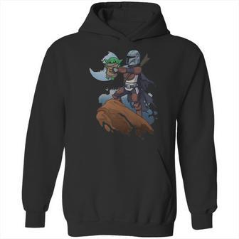 Baby Yoda Mandalorian Mandalion Kawaii King Shirt Hoodie | Favorety