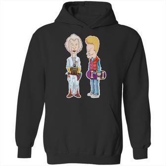 Beavis And Butt-Head Do Back To The Future Hoodie | Favorety